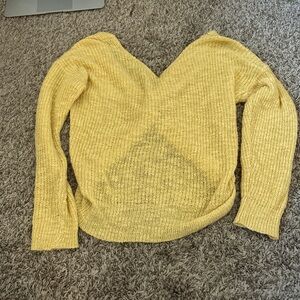 Yellow sweater